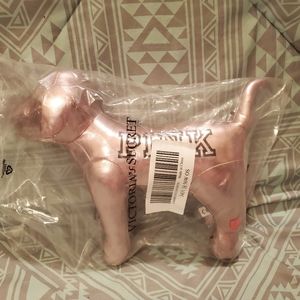 2017 Rose Gold Holiday Dog